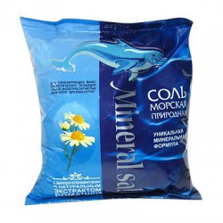 Соль морская для ванн природная ромашка 1 кг