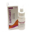 Бактавит капли глазн. 0.5 мг/мл 10 мл 1 шт.