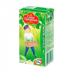 Сок для детей Сады Придонья яблоко зеленое с 3 мес 125 мл