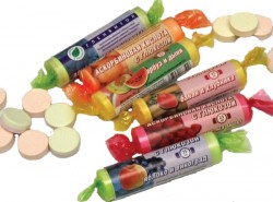 Аскорбиновая кислота с глюкозой Гленвитол 10 шт. табл. 25 мг / 3 г