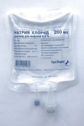 Натрия хлорид р-р д/инф. 0.9% 200 мл 30 шт.