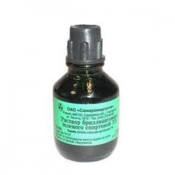 Бриллиантовый зеленый р-р д/наружн. прим. [спирт.] 1% 10 мл 1 шт.