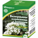 Валерианы корневища с корнями, сырье 50 г №1