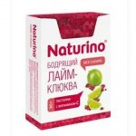 Пастилки, Naturino (Натурино) 30 г №1 Бодрящий лайм-клюква без сахара с витамином С (12 пастилок по 2.5 г) флип-топ