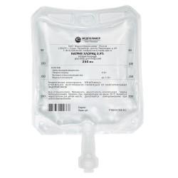 Натрия хлорид р-р д/инф. 0.9% 250 мл 1 шт.