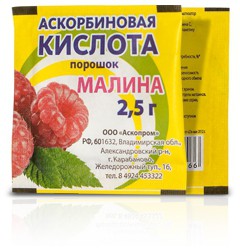 Аскорбиновая кислота 1 шт. пор. 2.5 г